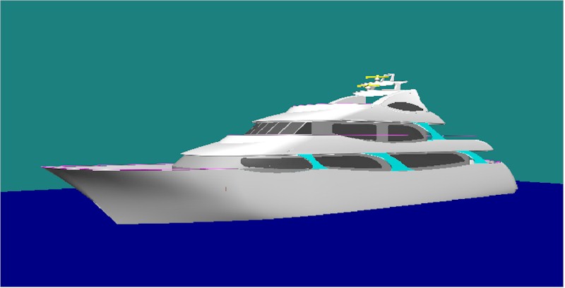 3D MultiSurf model into MultiSurf where a detailed 3D model is created 